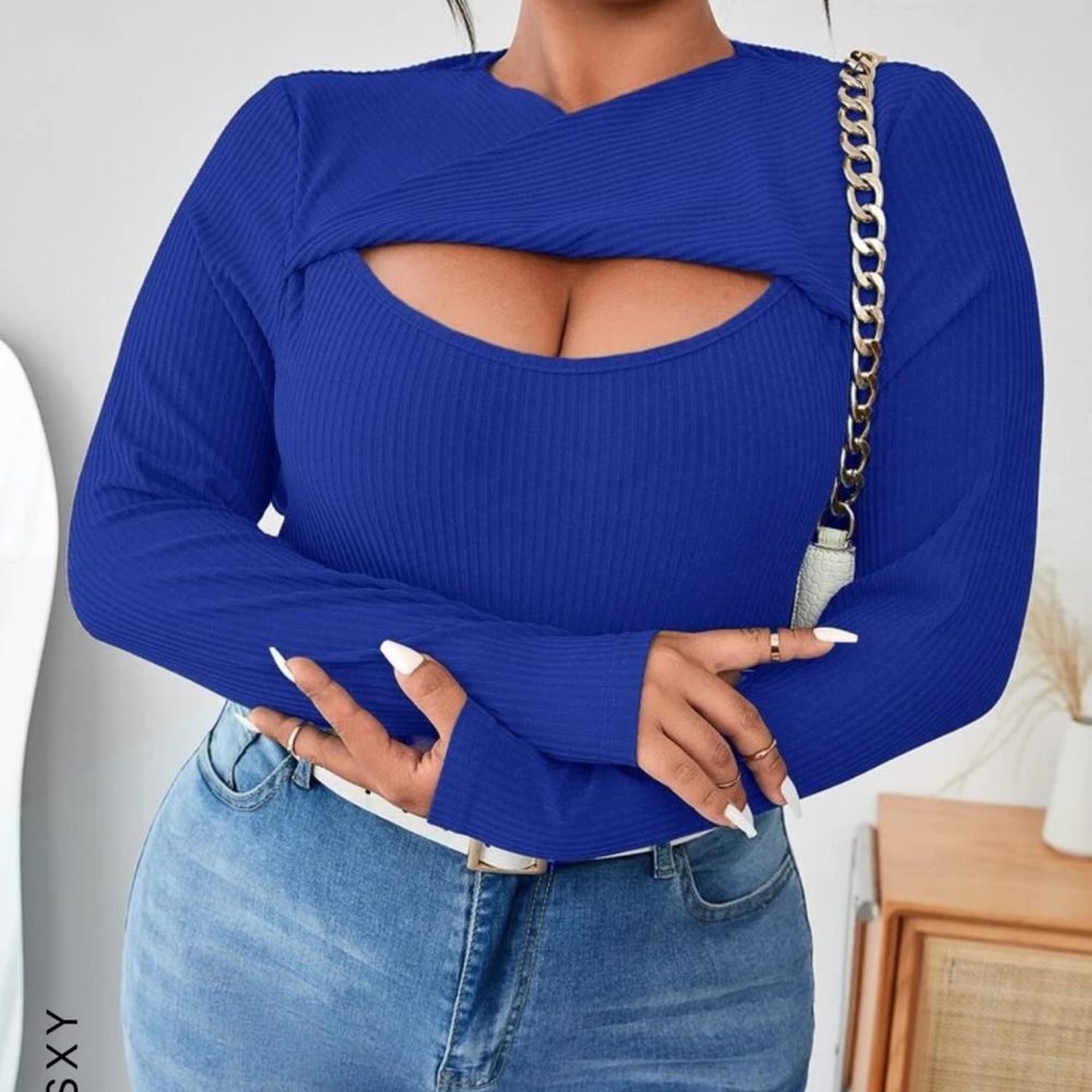 Blue SHEIN top